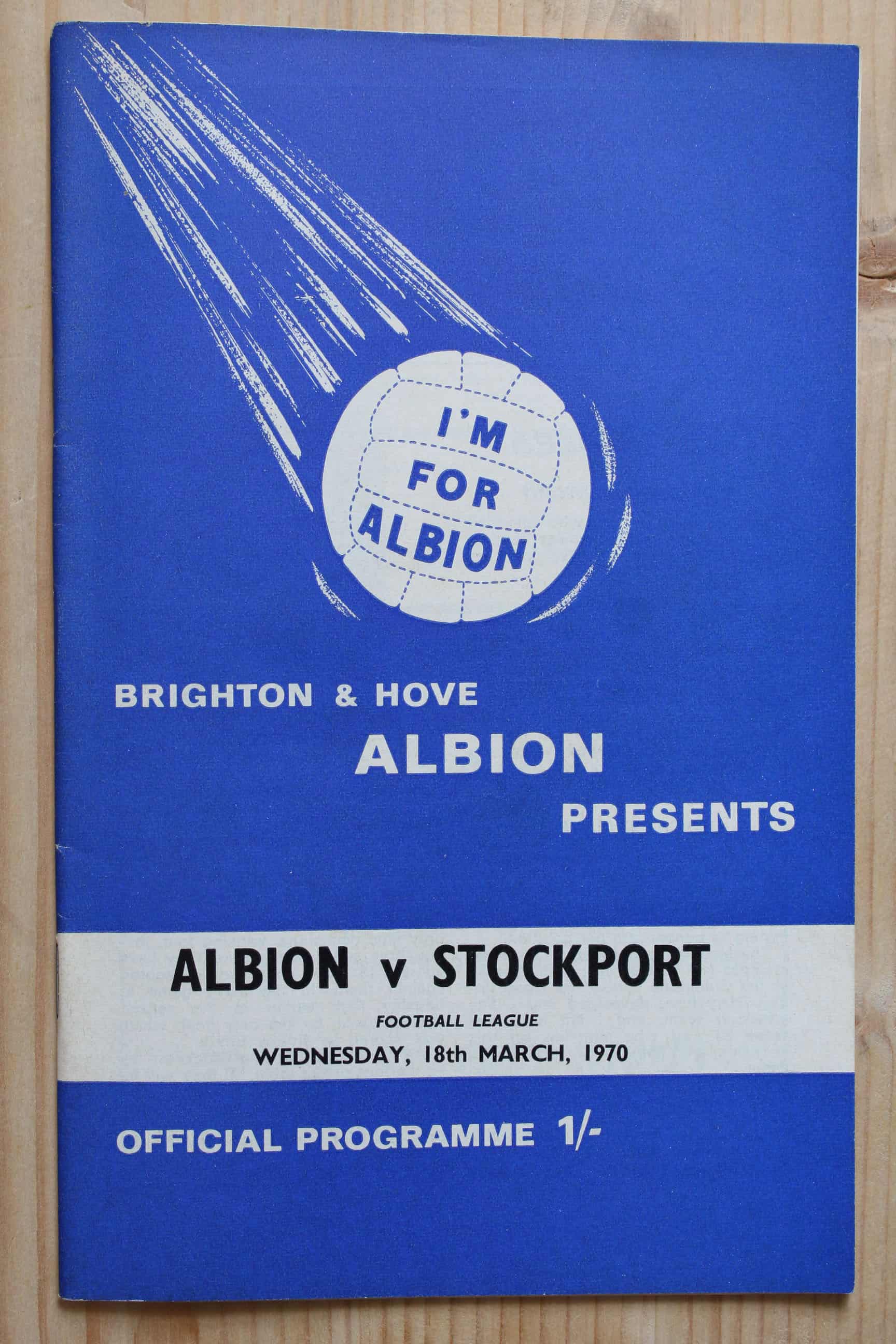 Brighton & Hove Albion FC v Stockport County FC